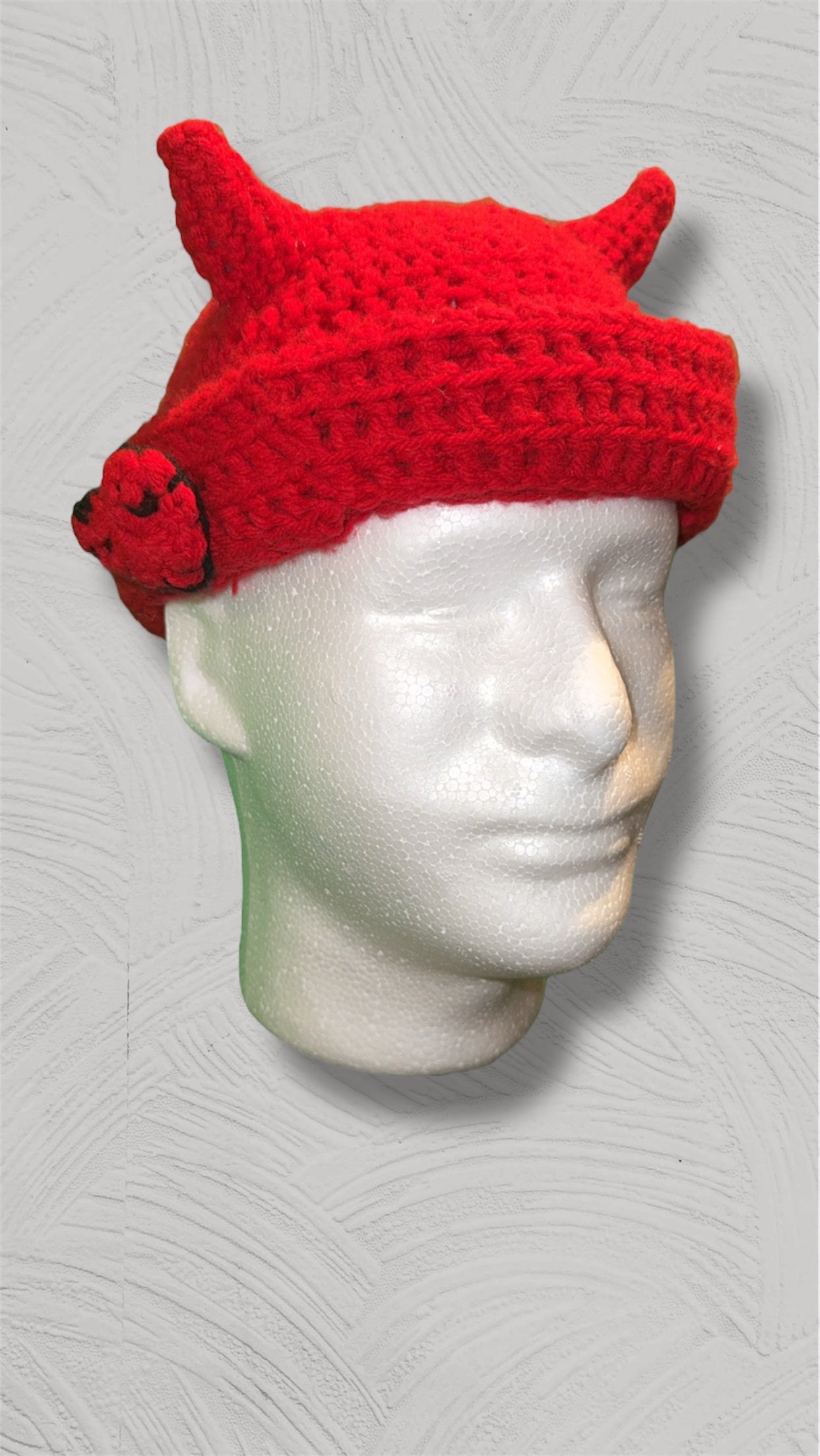 Beanie/Mask with Horn