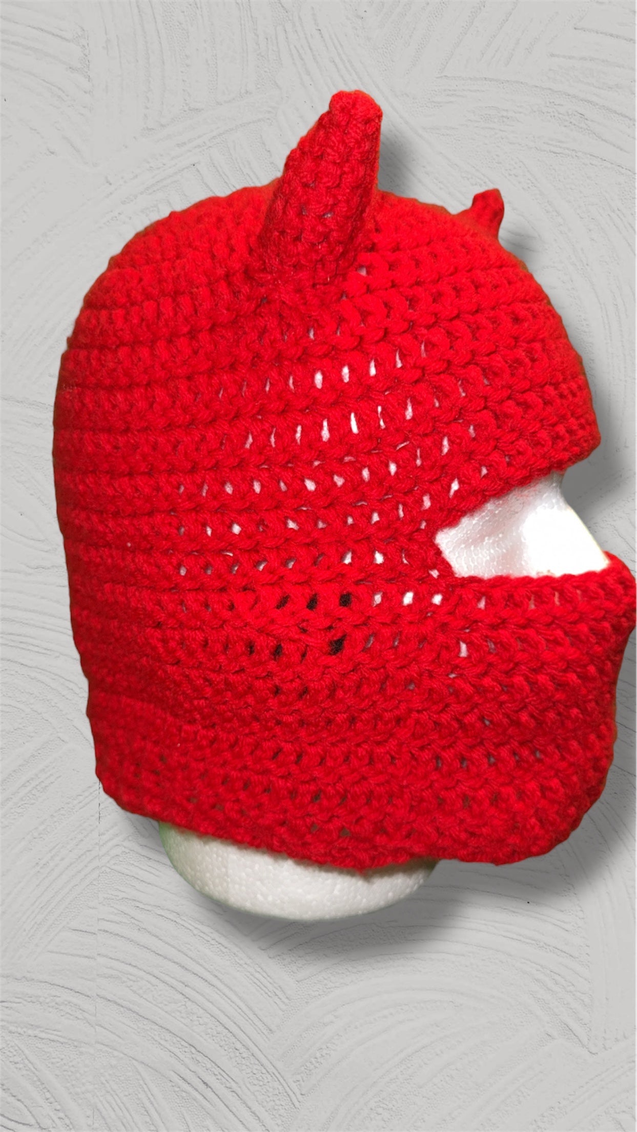 Beanie/Mask with Horn